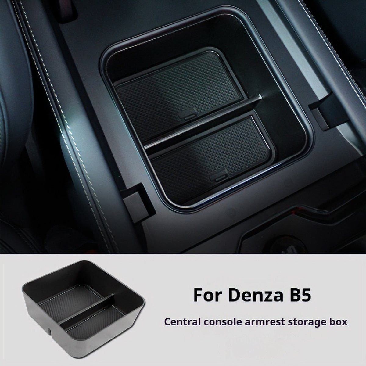 Armrest Storage Box Center Console Organizer Tray for BYD Denza B5 AUTOEVEX