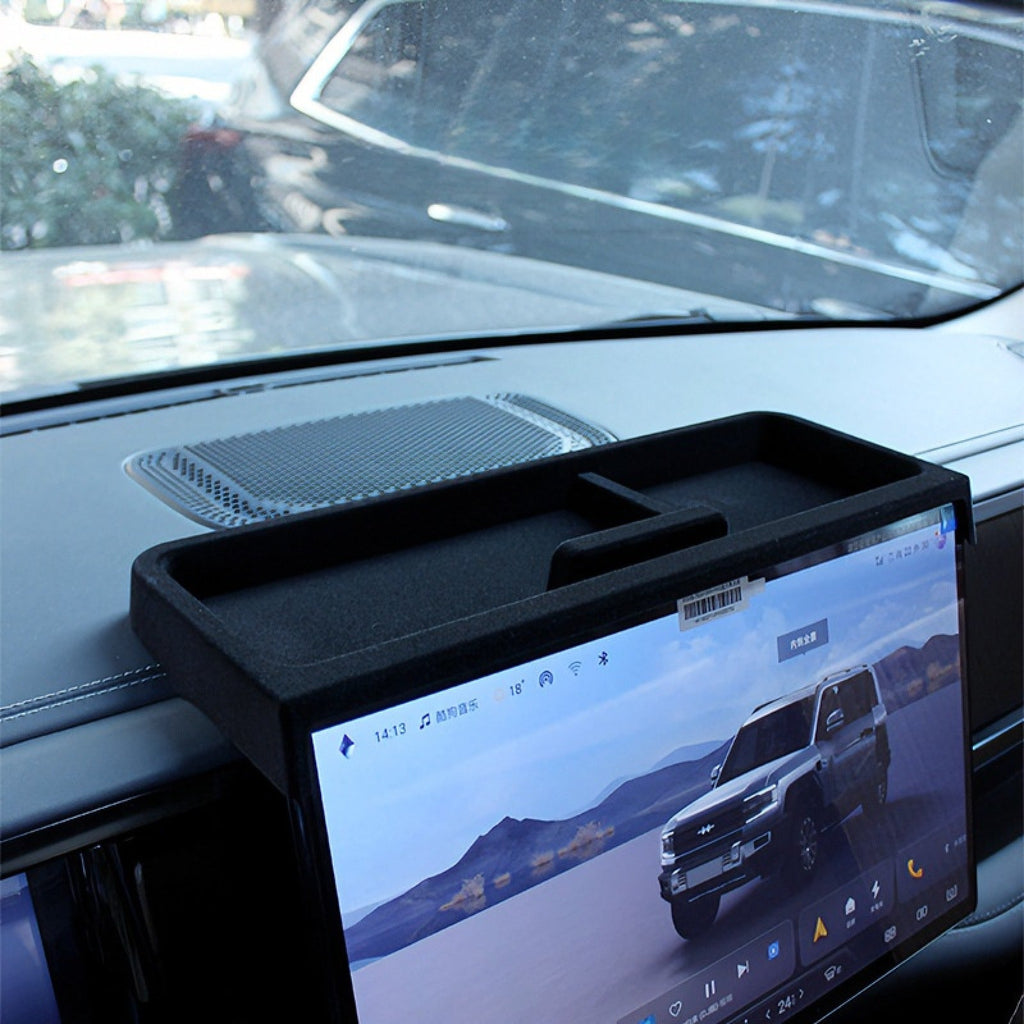 Storage box behind the central control screen for BYD Denza B5 AUTOEVEX