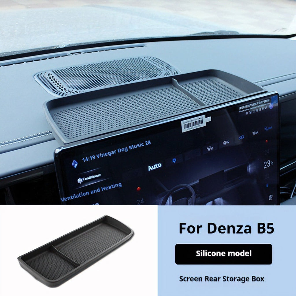 Storage box behind the central control screen for BYD Denza B5 AUTOEVEX