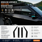 Leopard 8  DENZA B8 2025-2026 Window Visors | Sun & Rain Weather Shields