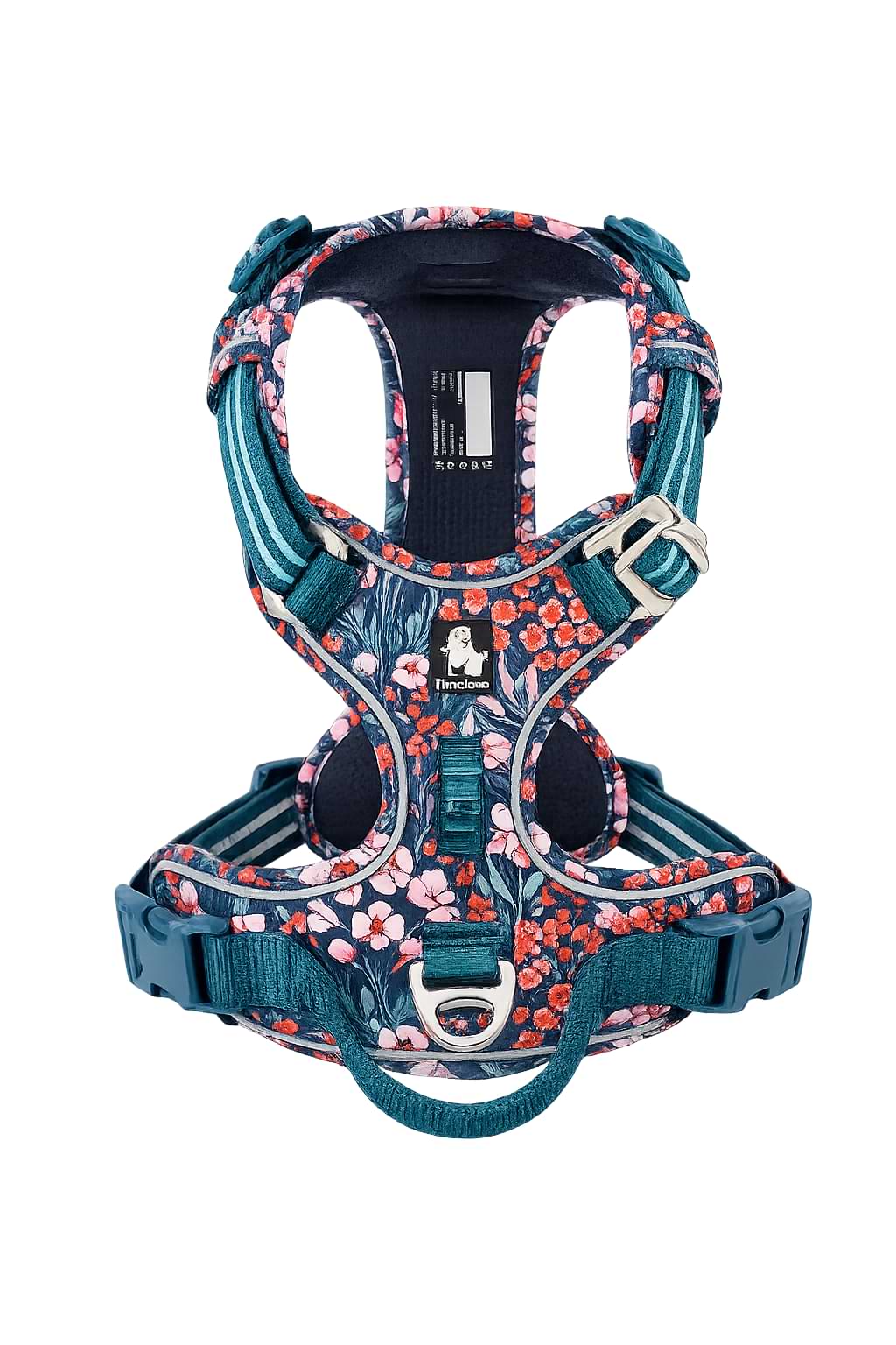 Adjustable Dog Harness for Outdoor Walking navy