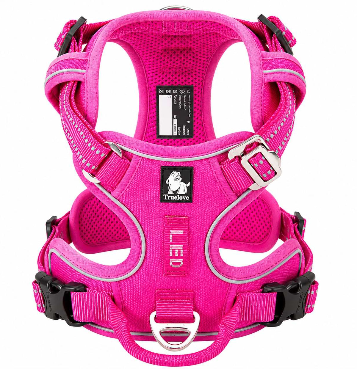 Adjustable Dog Harness for Outdoor Walking purple