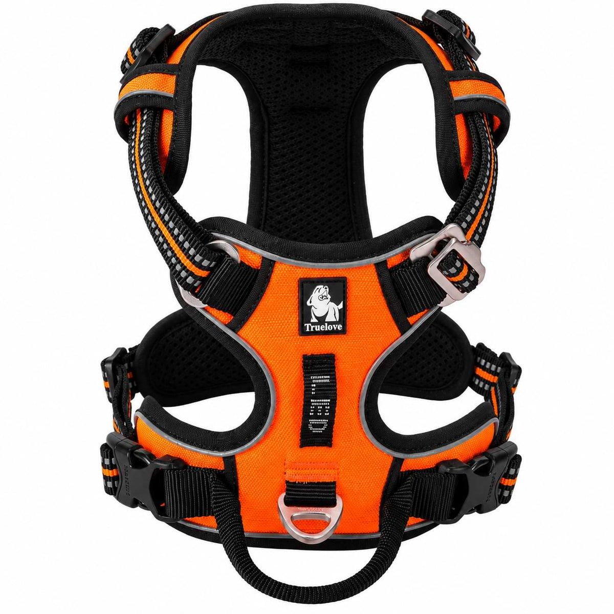 Adjustable Dog Harness for Outdoor Walking orange