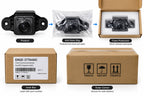 Protective packaging presentation for the EM2E-3776400C front camera assembly.