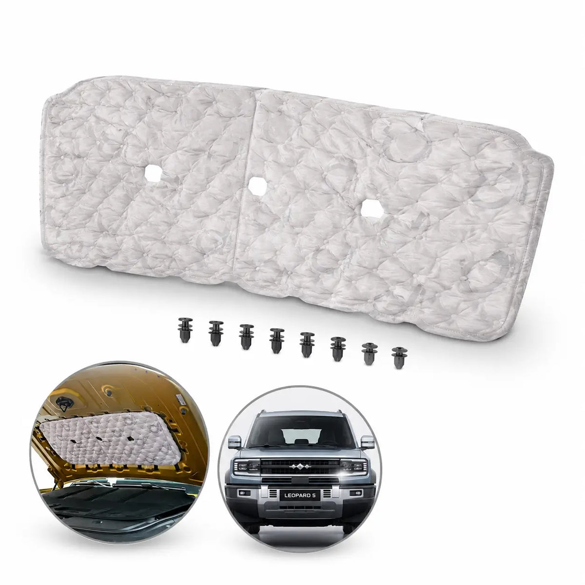 Formula Leopard 5 Hood Soundproof Cotton Sound-Absorbing Noise-Reducing Engine Insulation Pad