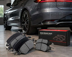 Rear Ceramic Brake Pad Set Installed on BYD Electric Vehicle