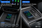 Wireless Car Charger Silicone Pad Fast Charging Stand for iPhone 16 Pro Max and Samsung Galaxy S24